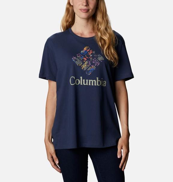 Columbia T-Shirt Dame Bluebird Day Blå PFIX24380 Danmark
